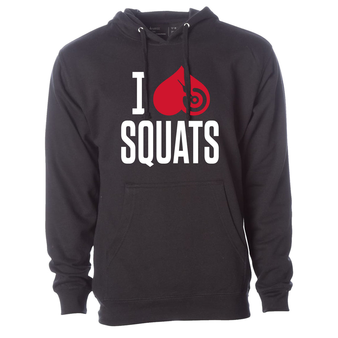 I Love Squats Men's Hoodie