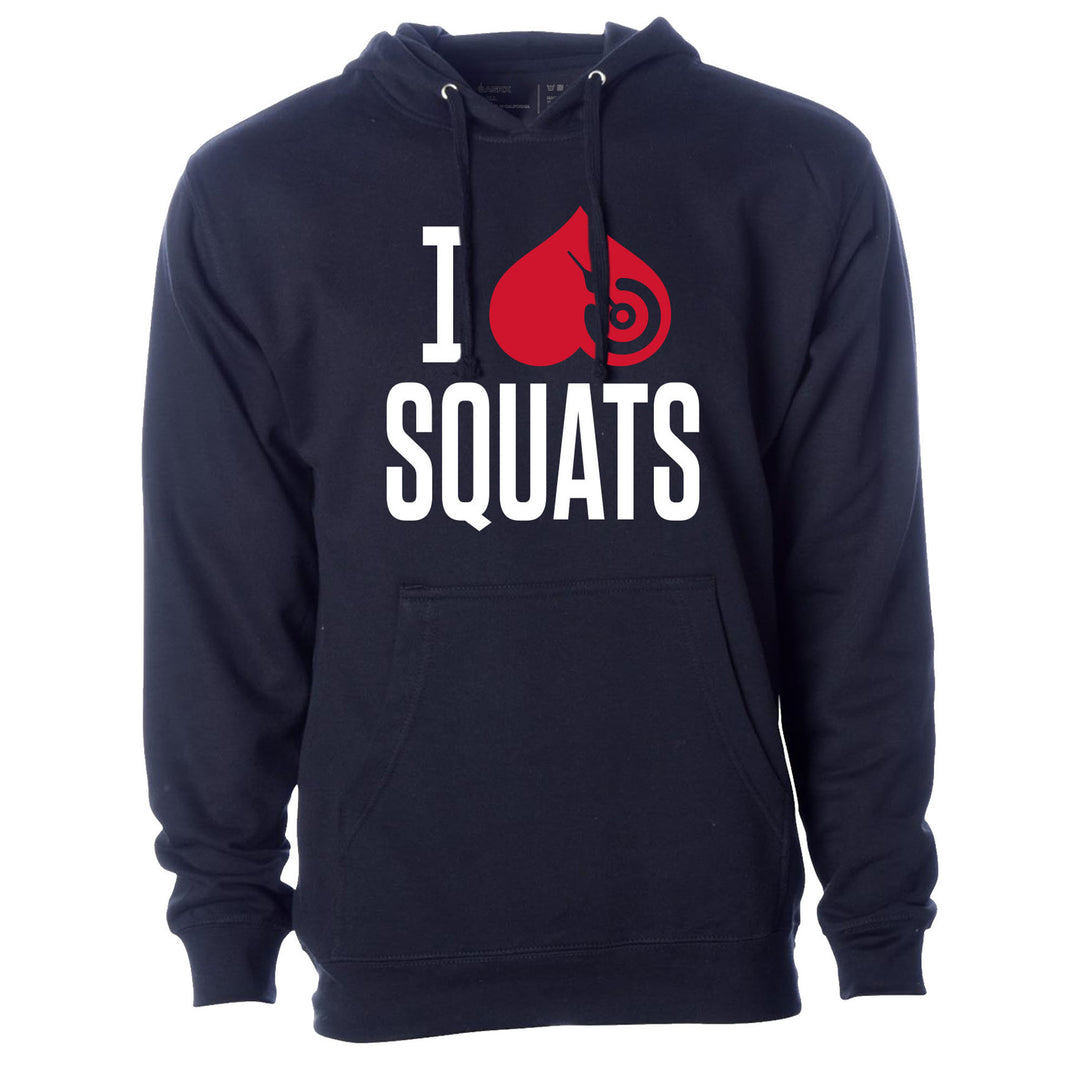 I Love Squats Men's Hoodie