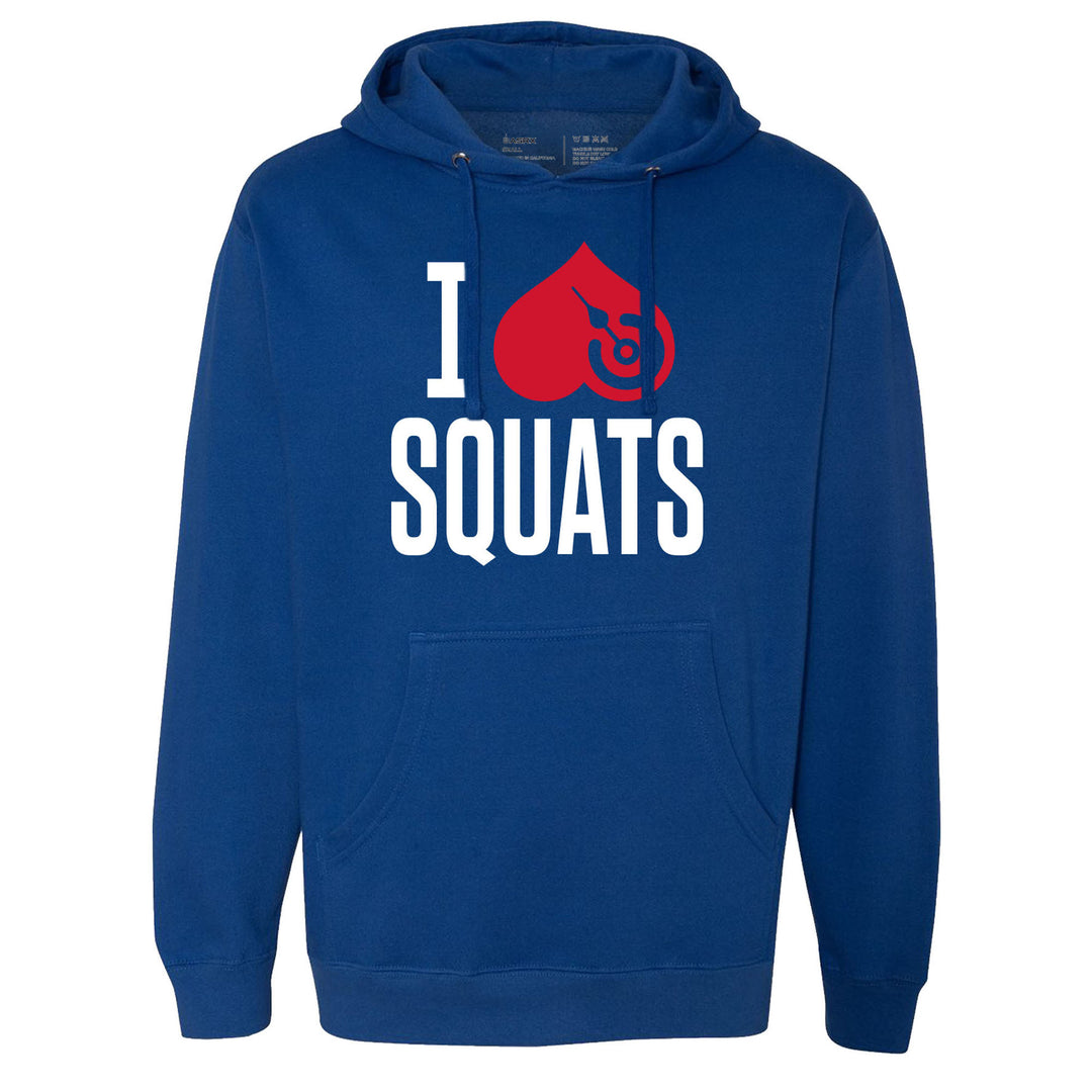 I Love Squats Men's Hoodie